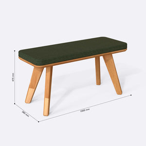 Han Bench – 39" x 15" (100 x 38 cm)