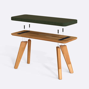 Han Bench – 39" x 15" (100 x 38 cm)