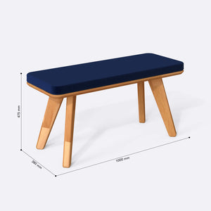 Han Bench – 39" x 15" (100 x 38 cm)