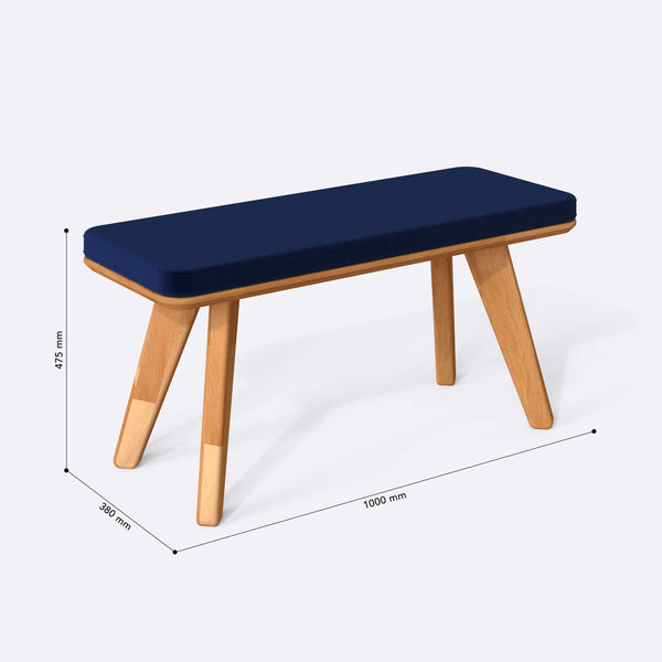 Han Bench – 39" x 15" (100 x 38 cm)