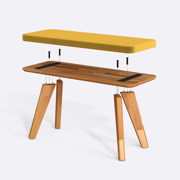 Han Bench – 39" x 15" (100 x 38 cm)