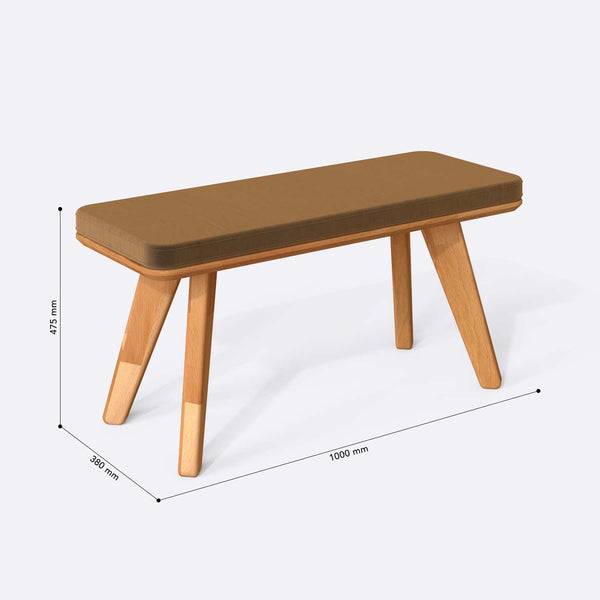 Han Bench – 39" x 15" (100 x 38 cm)