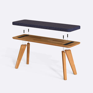 Han Bench – 47" x 15" (120 x 38 cm)