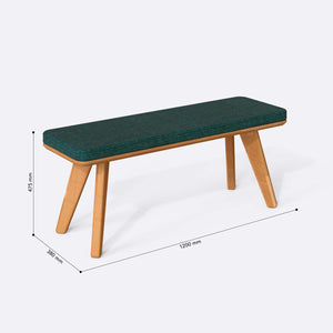 Han Bench – 47" x 15" (120 x 38 cm)