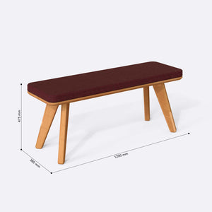 Han Bench – 47" x 15" (120 x 38 cm)