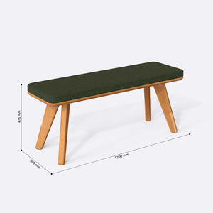 Han Bench – 47" x 15" (120 x 38 cm)