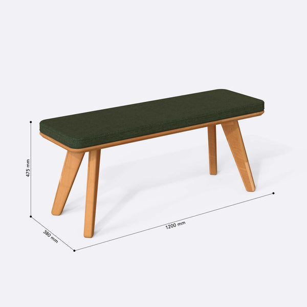 Han Bench – 47" x 15" (120 x 38 cm)