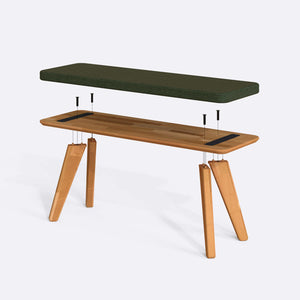 Han Bench – 47" x 15" (120 x 38 cm)