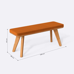 Han Bench – 47" x 15" (120 x 38 cm)