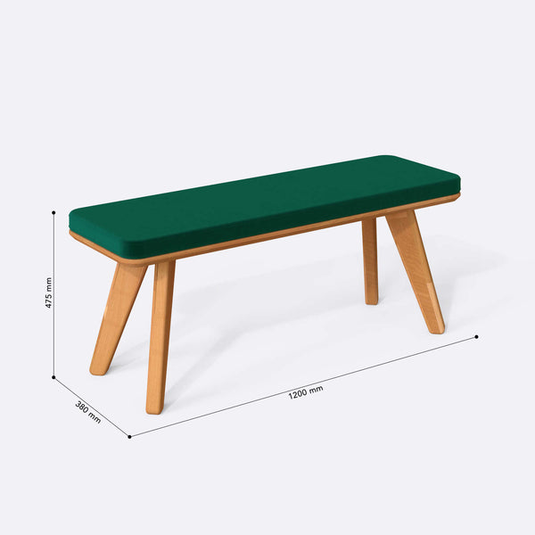 Han Bench – 47" x 15" (120 x 38 cm)
