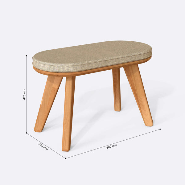 Yase Bench – 31" x 15" (80 x 38 cm)