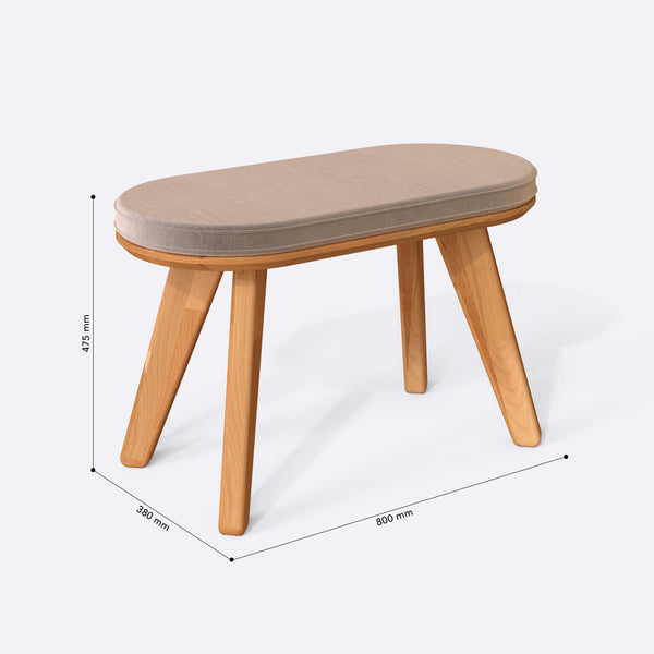 Yase Bench – 31" x 15" (80 x 38 cm)