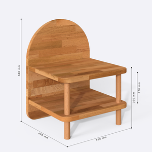 Rory V2 Bedside Table – 18" x 16" (45 x 40 cm)