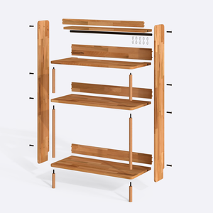 Vono 4 Shelf Coffee Stand