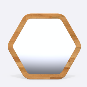 Lue Hexagon Mirror – 23" x 23" (58 x 58 cm)