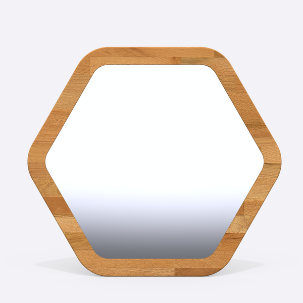 Lue Hexagon Mirror – 23" x 23" (58 x 58 cm)