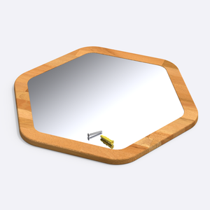 Lue Hexagon Mirror – 23" x 23" (58 x 58 cm)