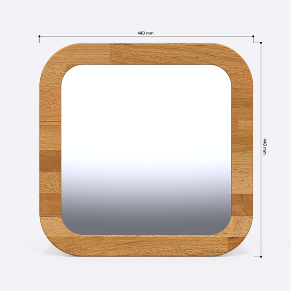 Lue Square Mirror – 17" x 17" (44 x 44 cm)