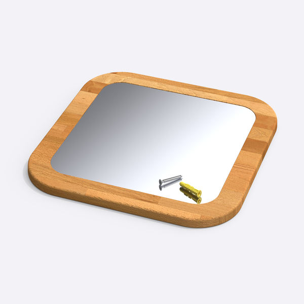 Lue Square Mirror – 17" x 17" (44 x 44 cm)