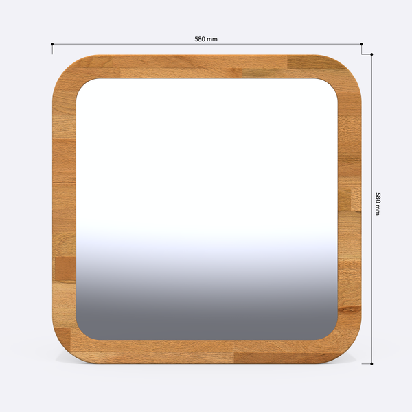 Lue Square Mirror – 23" x 23" (58 x 58 cm)