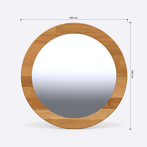 Lue Round Mirror – 31" x 31" (44 x 44 cm)