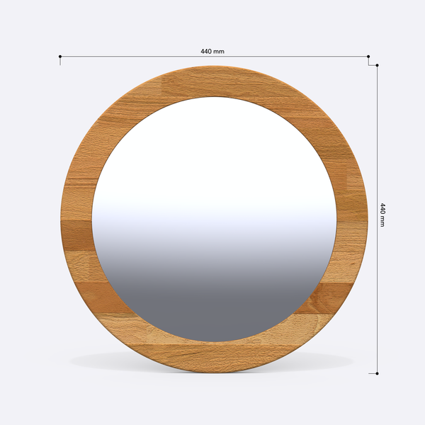 Lue Round Mirror – 31" x 31" (44 x 44 cm)