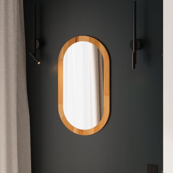 Lue Oval Mirror – 31" x 17" (80 x 44 cm)