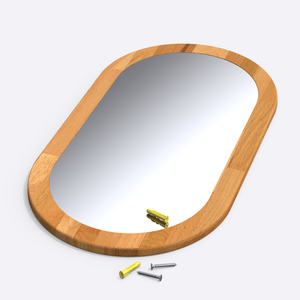 Lue Oval Mirror – 31" x 17" (80 x 44 cm)