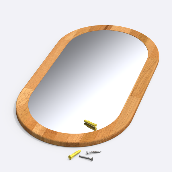 Lue Oval Mirror – 31" x 17" (80 x 44 cm)