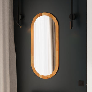 Lue Oval Mirror – 39" x 17" (100 x 44 cm)