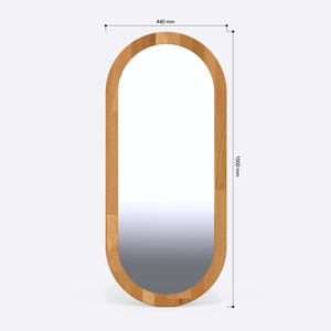 Lue Oval Mirror – 39" x 17" (100 x 44 cm)