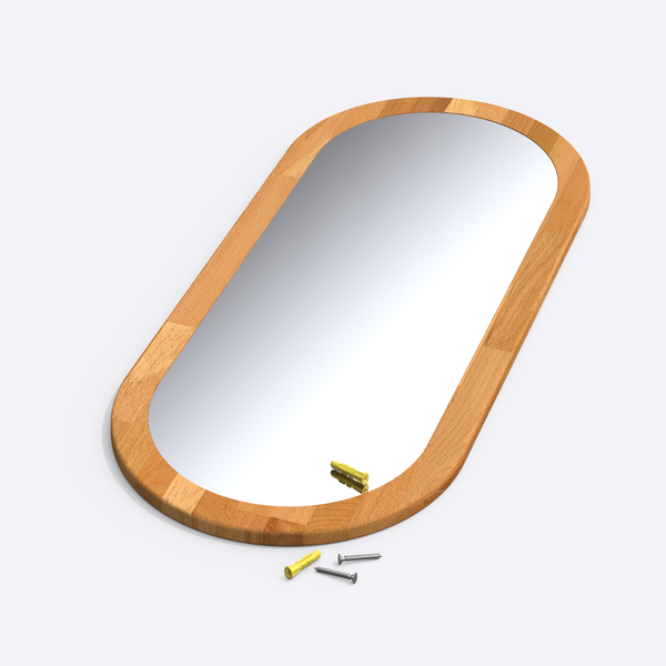 Lue Oval Mirror – 39" x 17" (100 x 44 cm)