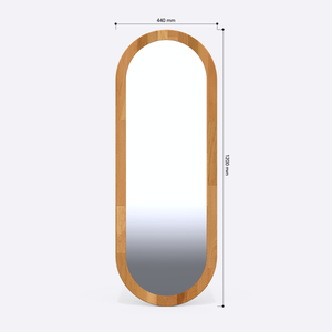 Lue Oval Mirror – 47" x 17" (120 x 44 cm)