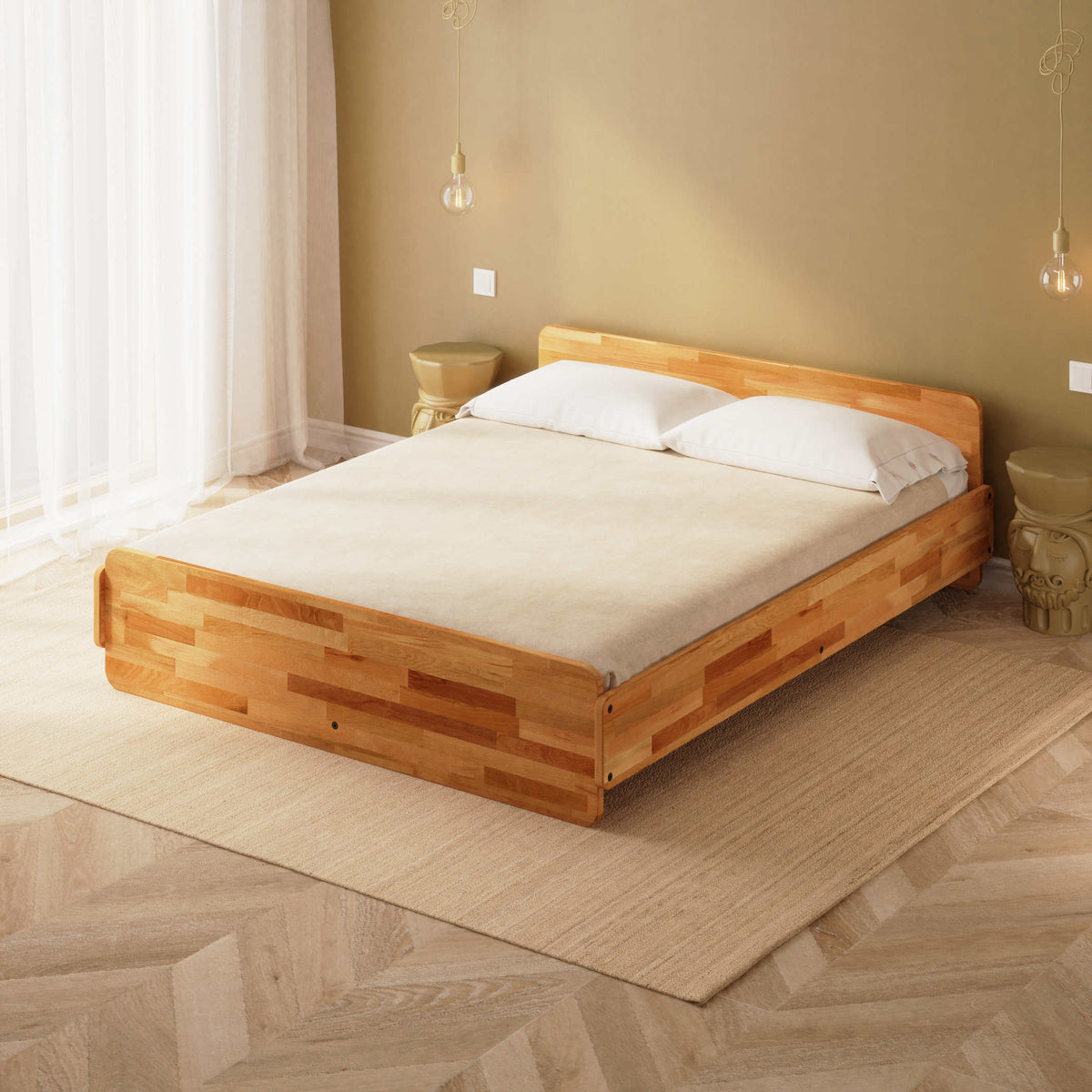 Rory Bed Frames — a solid beech piece from the collection