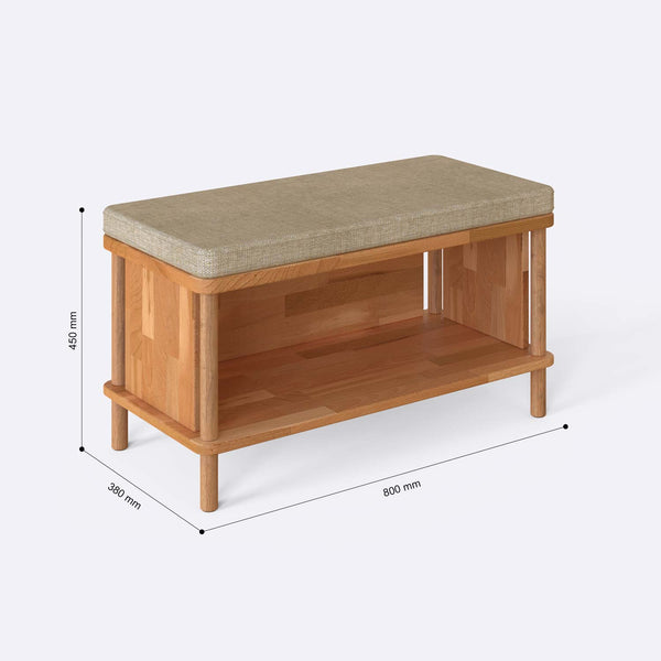 Gerel Bench – 31" x 15" (80 x 38 cm)