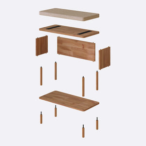 Gerel Bench – 31" x 15" (80 x 38 cm)