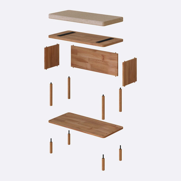 Gerel Bench – 31" x 15" (80 x 38 cm)