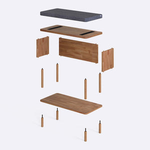 Gerel Bench – 31" x 15" (80 x 38 cm)