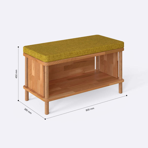 Gerel Bench – 31" x 15" (80 x 38 cm)