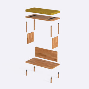 Gerel Bench – 31" x 15" (80 x 38 cm)