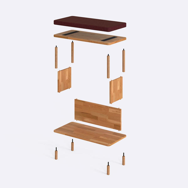 Gerel Bench – 31" x 15" (80 x 38 cm)