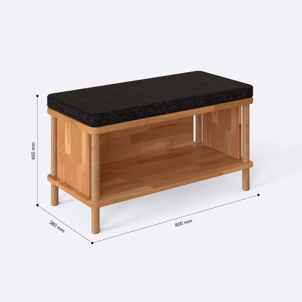 Gerel Bench – 31" x 15" (80 x 38 cm)