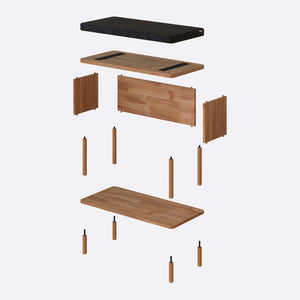 Gerel Bench – 31" x 15" (80 x 38 cm)