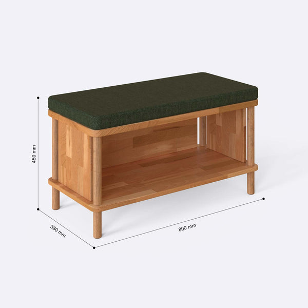 Gerel Bench – 31" x 15" (80 x 38 cm)
