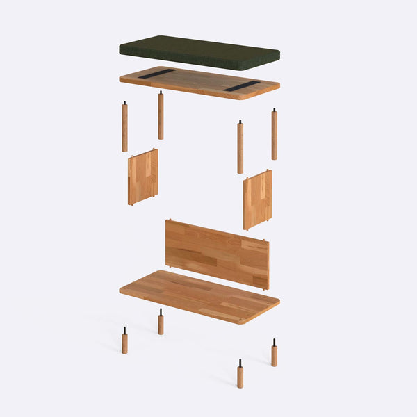 Gerel Bench – 31" x 15" (80 x 38 cm)