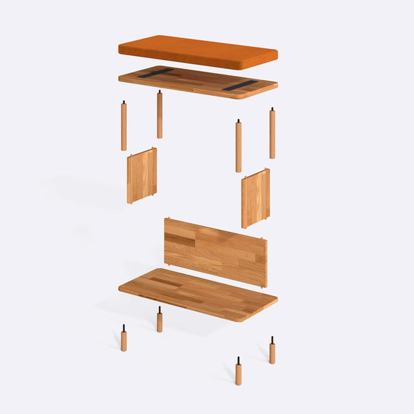 Gerel Bench – 31" x 15" (80 x 38 cm)