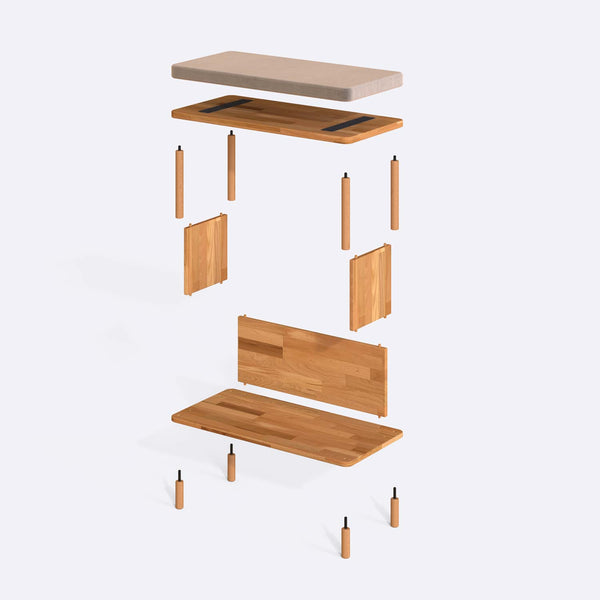 Gerel Bench – 31" x 15" (80 x 38 cm)