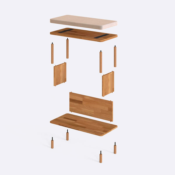 Gerel Bench – 31" x 15" (80 x 38 cm)