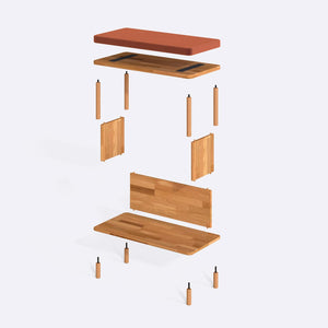 Gerel Bench – 31" x 15" (80 x 38 cm)