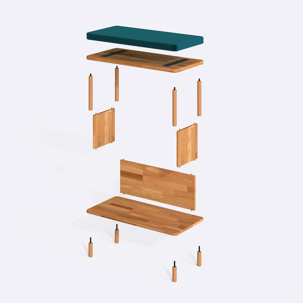 Gerel Bench – 31" x 15" (80 x 38 cm)